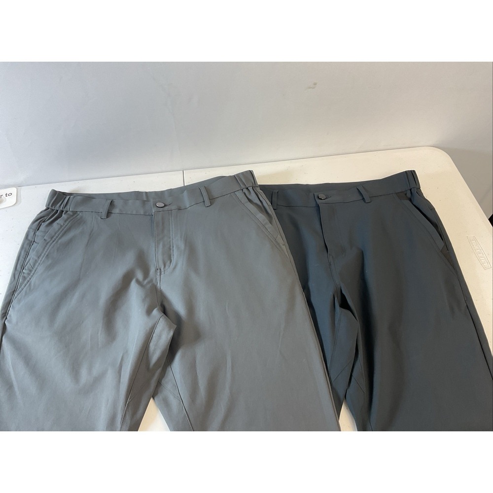 Lot of 2 Jack Archer Men's Jetsetter Tech Pants Black/Gray Size 33 x 30